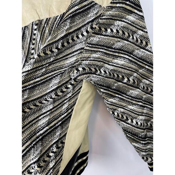 Vintage Coogi Style Sweater Size Large 90's 3D Textured Leather Knit Pullover - Picture 11 of 15